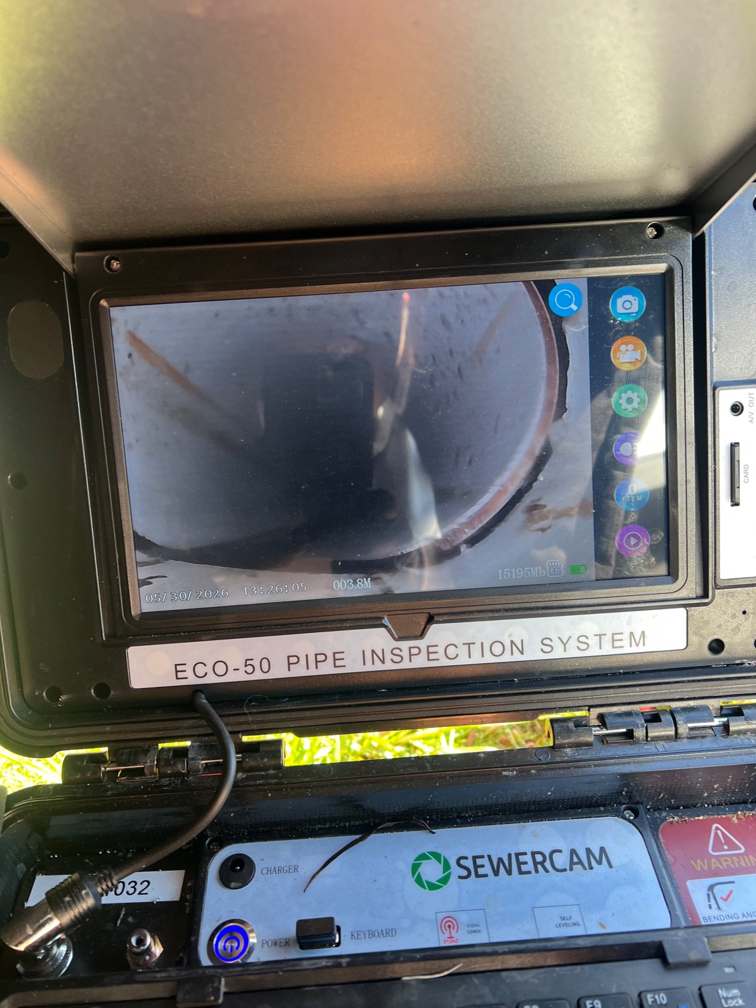 CCTV drain inspection