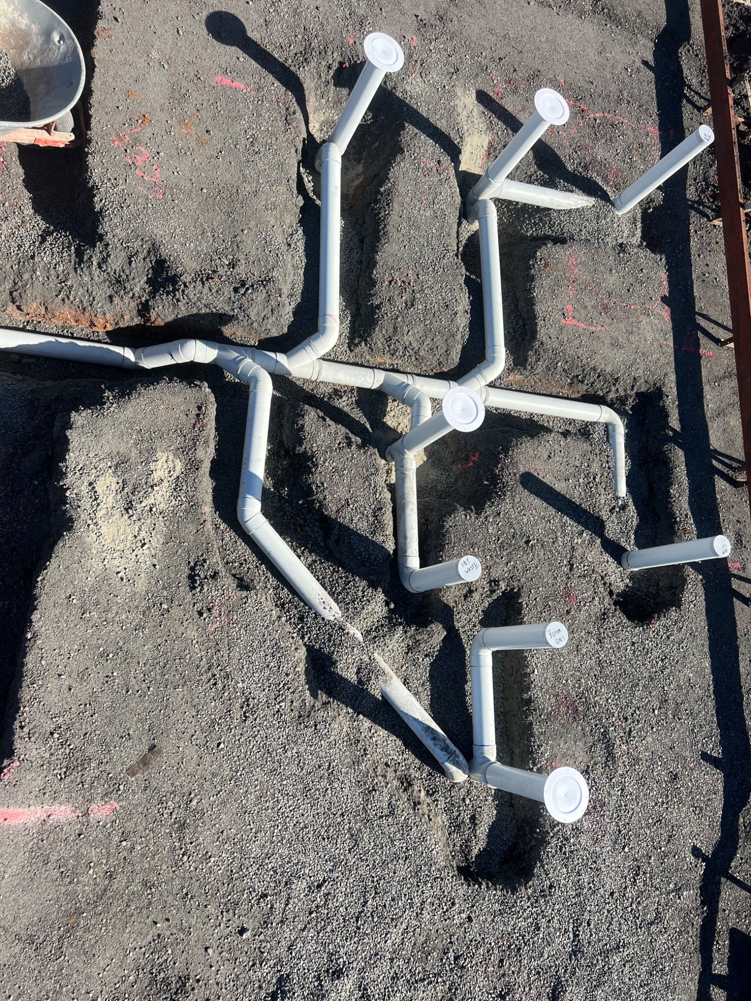 Drainage layout