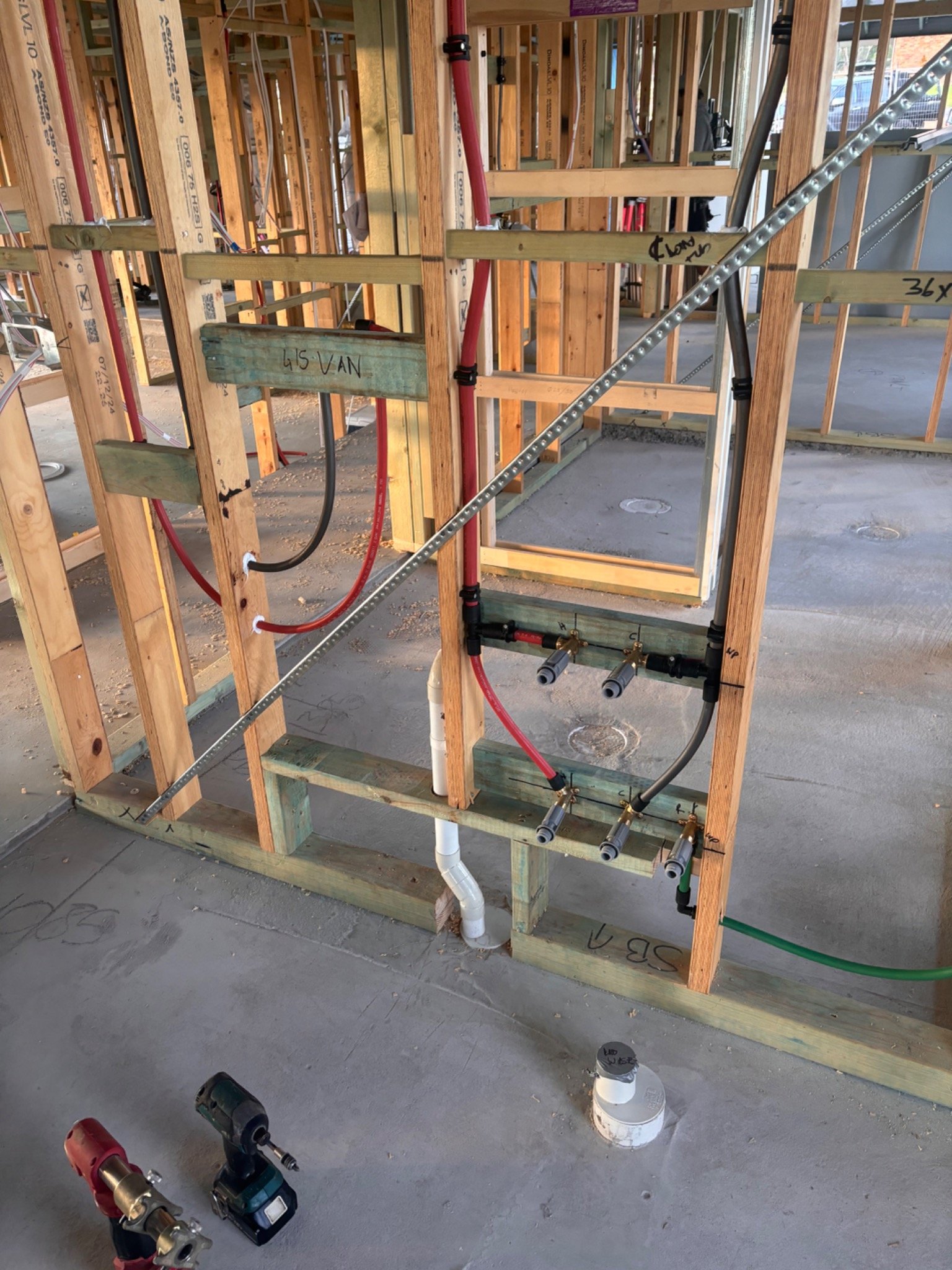 Maintenance plumbing work